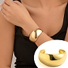 Alloy Cuff Bangles for Women BJEW-V002-01G-1