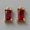 Golden Brass Micro Pave Cubic Zirconia Charms LS-KK-WH0079-130A-1