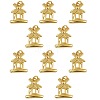 10Pcs Brass Charms KK-SZ0004-80-1