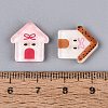 2-Hole Printed Resin Buttons BUTT-Q047-03-3