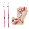 DICOSMETIC 2Pcs 2 Styles Iron Bracelet Tool Jewelry Helper Alligator Clip AJEW-DC0001-55-1