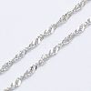 925 Sterling Silver Rope Chains Necklaces STER-E007-2B-1