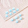 50Pcs Transparent Stripe Resin Beads RESI-YW0001-02E-8