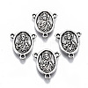 Tibetan Style Alloy Chandelier Component Links TIBE-N011-027AS-RS-1