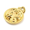 304 Stainless Steel Pendants Rhinestone Settings LS-STAS-O009-01J-G-2