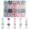 Crackle Glass Beads Strands GLAA-YW0004-76-1