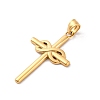 304 Stainless Steel Pendants STAS-L286-06G-2