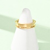 304 Stainless Steel Cuff Open Rings SA-CBACA70-01B-G-2