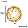 304 Stainless Steel Pendants STAS-OY012-62G-2