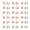 Opaque Acrylic Beads MACR-TAG0001-07D-3