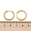 202 Stainless Steel Huggie Hoop Earrings EJEW-F111A-18mm-G-5