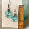 Resin & Alloy Dangle Earrings WG626EB-02-3