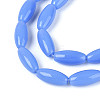Opaque Glass Beads Strands X-GLAA-T028-15P-03-3