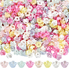 2400Pcs 8 Colors Opaque Acrylic Beads FIND-SP0001-18-1