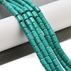 Synthetic Turquoise Beads Strands X-TURQ-G120-4x6mm-13-5