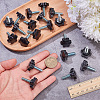 PP Plastic & Brass Plum Blossom Handle Nut DIY-SP0007-11C-3