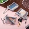 3Pcs Rectangle Nylon Mesh Zipper Wallets Pendant Decorations HJEW-TAC0106-7