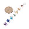 Natural & Synthetic Gemstone Pendant Decorations HJEW-JM01829-02-3