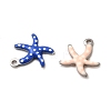 304 Stainless Steel Enamel Charms STAS-Q363-14I-P-2