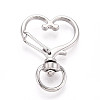 Alloy Swivel Snap Hook Clasps PALLOY-T090-81P-1