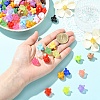 200Pcs 2 Styles Opaque & Frosted Transparent Acrylic Beads SACR-YW0002-11-5