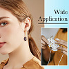 26Pcs Flat Round with Letter A~Z Alloy Enamel Pendant Locking Stitch Markers HJEW-TAC0087-7