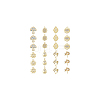 DICOSMETIC 48Pcs 8 Styles Rack Plating Alloy Charms FIND-DC0002-78-8