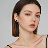 10Pcs 5 Colors 304 Stainless Steel Cuff Earrings EJEW-HS0001-34B-5