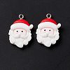 Christmas Theme Opaque Resin Pendants LS-X-FIND-E025-14-3