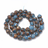 Natural Chalcedony Beads Strands X-G-S333-10mm-014C-2