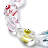 Handmade Evil Eye Lampwork Beads Strands LAMP-F035-15A-3