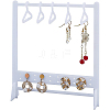Opaque Acrylic Earring Display Stands EDIS-WH0029-13-1