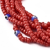 Adjustable Glass Seed Beads Braided Bead Bracelets BJEW-D442-21A-2