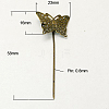 Iron Hair Stick Findings X-IFIN-I010-AB-NF-3