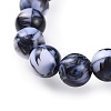 Acrylic Beads Stretch Bracelets BJEW-JB04568-02-2