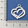 Alloy Micro Pave Clear Cubic Zirconia Pendants FIND-Z061-04S-01-3