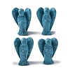 Dyed Synthetic Turquoise Carved Angle Figurines GG-CBA9C2C-A17-1