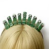 Natural Green Aventurine Hair Bands PW-WG74BA6-01-2