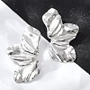Non-Tarnish 304 Stainless Steel Stud Earrings for Women LS-EJEW-Z057-01P-3