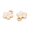 Alloy Enamel Charms ENAM-C005-34G-02-3