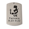 Non-Tarnish 304 Stainless Steel Pendants STAS-C098-01H-P-1