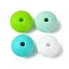 Rondelle Food Grade Eco-Friendly Silicone Focal Beads SIL-F003-07E-2