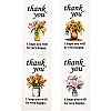 Thanksgiving Day Theme Paper Sticker with Word Thank You DIY-F154-02-1