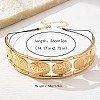 Alloy Oval Hollow Choker Necklaces for Women WGA6DF3-01-4