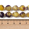 Dyed Natural Jade Beads Strands G-U023-A20-01H-5