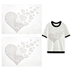 Heart Glass Hotfix Rhinestone FIND-WH0420-126A-1