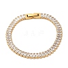 Cubic Zirconia Tennis Bracelet BJEW-M301-04G-01-1