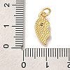 Rack Plating Brass Micro Pave Cubic Zirconia Pendants KK-I720-71G-02B-3