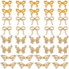 40Pcs 4 Styles Alloy Beads FIND-SC0014-70-1