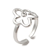 Non-Tarnish 304 Stainless Steel Open Cuff Rings RJEW-Q780-07P-1